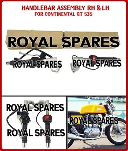"HANDLEBAR ASSEMBLY RH & LH" Fit For Royal Enfield Continental GT 535 - Picture 1 of 12