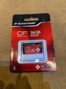 Silicon Power 16GB CompactFlash CF Memory Card 200X - Picture 1 of 1