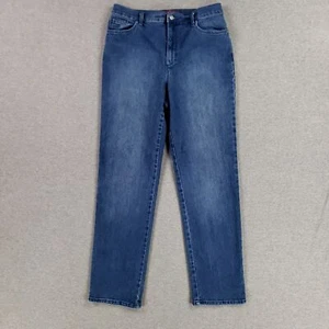 Pantalones de mezclilla Gloria Vanderbilt talla 10 Amanda suaves elásticos rotos informales cómodos - Imagen 1 de 10