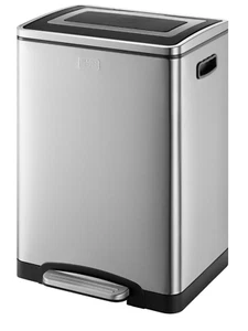 Cubo de pedal de reciclaje Black Decker Softclose - 40L - Imagen 1 de 11