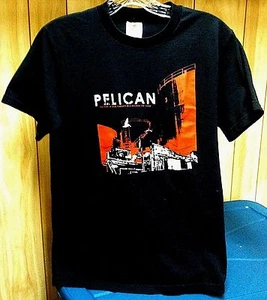 PELICAN THE FIRE IN OUR THROATS WILL BECKON THE THAW SMALL BLACK SHIRT - Picture 1 of 6