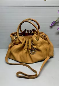 Michael Kors Y2K Astor Hobo Medium Shoulder Handbag Brown Leather Bag - Picture 1 of 17