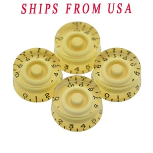 LP Guitar Speed Dial Knobs 24 Fine Spline Control Knobs fit Gibson LP Cream - Picture 1 of 6
