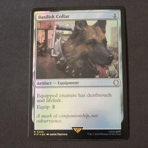 Collar Basilisco 225 Magic The Gathering Fallout (PIP) Raro Casi Nuevo - Imagen 1 de 2