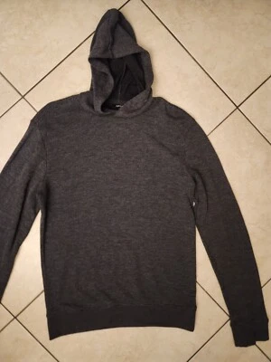 Men’s Black Apt 9 Crew Neck Pullover Hooded Sweater size S  - Image 1 of 4