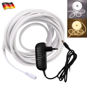 Neon LED Stripe Streifen 12V 2835 Flex Lichtschlauch diffus Lichtband In/ Außen - Bild 1 von 19