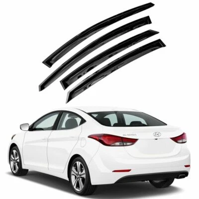 For 2011-2016 Hyundai Elantra Sedan Window Sun Rain Visors Guard Wind Deflector - image 1 of 4