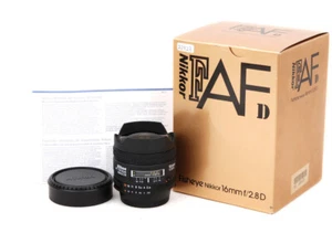 Mint- Nikon AF-D Fisheye Nikkor 16mm f/2.8D Lens - Picture 1 of 11
