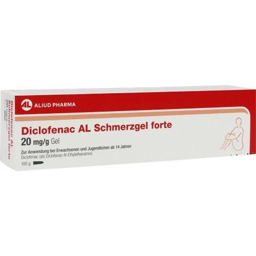 ALIUD PHARMA GMBH DICLOFENAC AL Schmerzgel forte 20 mg/g 100 G PZN 18719878