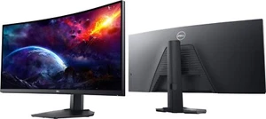 Dell S3422DWG 34 Inch WQHD Curved Gaming Monitor 144Hz VA 1ms RRP £599 - Picture 1 of 3