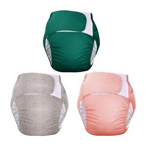 Adult Cloth Diaper Washable Nappy Cover Incontinence Pants for Elderly Women Men