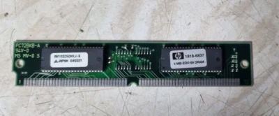 HP 4MB EDO-RAM 72-pin PS/2 Simm 60 ns 'Mitsubishi MH1M325BNXJ-6' HP 1818-6837 - Image 1 of 2