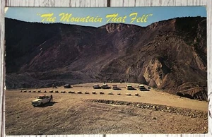 Madison River Canyon Montana Earthquake The Mountain That Fell Tragedy Postcard - Picture 1 of 2