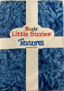Sizzix Little Sizzles Textures Leather Paper 6.5" X 4.5" 14 Sheets Handmade - Picture 1 of 1