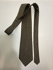 Tachi Taylor New York Classic Silk Tie Geometric Design Sewn Sun Tipping