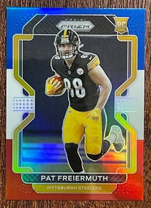 2021 Panini Prizm PAT FREIERMUTH Red White & Blue Parallel RC Steelers #362 - Picture 1 of 2