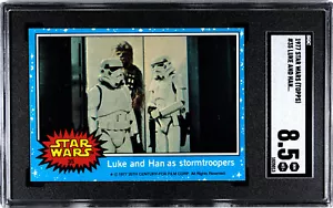 1977 STAR WARS TOPPS #35 LUKE AND HAN... SGC 8.5 1835013 - Picture 1 of 2