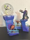 RARE Original Disney Store Toy Story BUZZ LIGHTYEAR VS ZURG LIGHT UP SNOW GLOBE