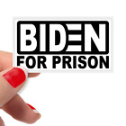 "Biden For Prison" Statement Bulk Stickers Impeach Anti Joe Biden Sucks Funny