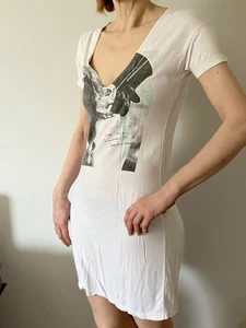 RELIGION WOMEN'S T-SHIRT MINI DRESS ONE SIZE 1 S GENUINE BOHO TOP VINTAGE & THE - Picture 1 of 8