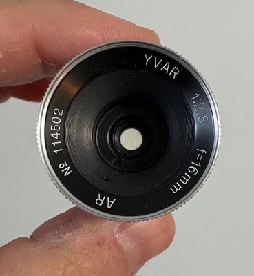 Kern Yvar 16mm f2.8 H16 AR C Mount 16mm Movie Camera Lens Bolex Filmo - Image 1 of 4