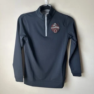 Peter Millar Youth Georgia Bulldogs 1/4 Zip Pullover Perth UGA Champions Size M - Picture 1 of 9