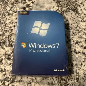 Windows 7 Professional Upgrade FQC-00130 DVD 32 & 64 Bit Discs Brand New Sealed - Picture 1 of 8