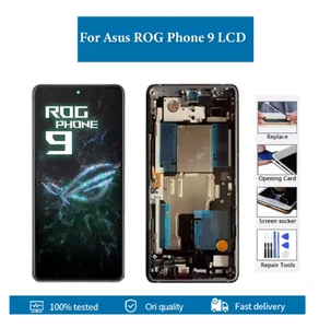 Do Asus ROG Phone 9 OLED LCD Wyświetlacz Ekran Dotykowy digitizer Montaż Wymiana - Zdjęcie 1 z 2