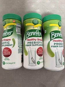 Benefiber Prebiotic Fiber Supplement 3 PACK Healthy Shape Powder 12-2025 - Picture 1 of 3