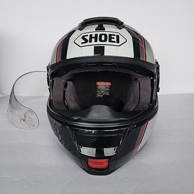 Shoei Neotec Imminent Modular Helmet Medium Black Red Size XL as Is - Image 1 of 4
