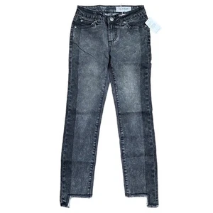 NWT Adriano Goldschmied Jeans The Pieced Slim Straight Pants Jeans Girls Grey 10 - Picture 1 of 14