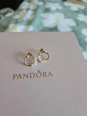 Original Pandora Ohrringe - Bild 1 von 3