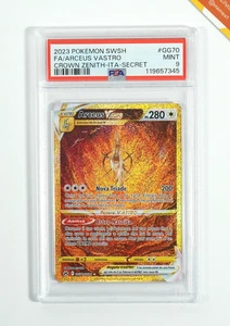 Pokemon PSA 9 Arceus Vastro #GG70 Full Art Zenit Regale 2023 Italiano - Picture 1 of 3