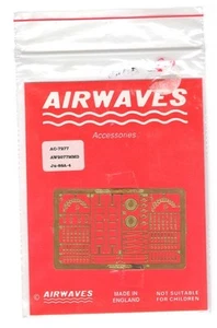 Accessori Airwaves 1:72 Ju-88A-4 dettaglio fotoincisione AW2077MMD AC7277 - Foto 1 di 1