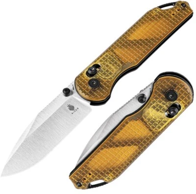 Складной нож Kizer Cutlery Assassin 3 дюйма Nitro V со стальным лезвием рукоять PEI 3549A1 - Изображение 1 из 4