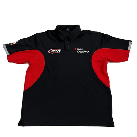 Vintage Nike Team Richard Petty  NASCAR Shirt Polo Large Cover