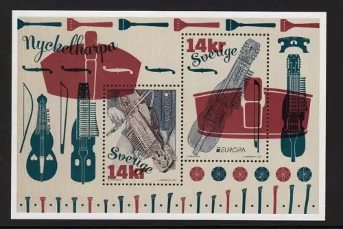Instrumentos musicales S52283 Suecia Europa Cept MNH 2014 S/S Foto 1 de 1