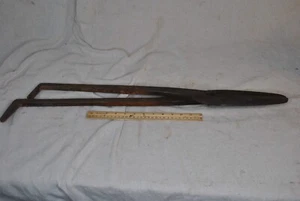 Antique Blacksmith Bench Shears Anvil Hardy Hole Tin Sheet Metal tool - Picture 1 of 16
