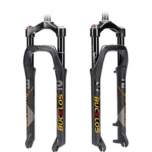 26*4.0er Mountain Bike Front Suspension Air Fork Snow Bike Fat Fork Travel 120mm - Picture 1 of 20