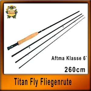 BYRON TITAN FLY FLIEGENRUTE / ANGEL 260cm AFTMA KLASSE #6 /  4 TEILE  - Bild 1 von 2