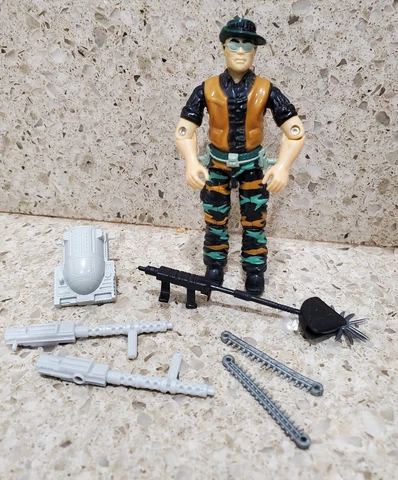 Gi Joe 3.75 Action Figure Pathfinder 1990 Vintage, ARAH, Original Cover