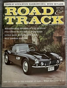 MARCH 1962 ROAD and TRACK ~ Karmann Ghia Volkswagen, AC Aceca-Buick, & Skylark - Picture 1 of 7
