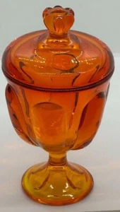 Piatto caramelle Viking Vetro MCM Epic Line Grande Amberina con Coperchio - Alto 8 - Foto 1 di 1