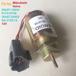 Solenoide de parada 30A87-10044 PJ7415748 apto para Mitsubishi Volvo EC13 EC15 EC15B - Imagen 1 de 6