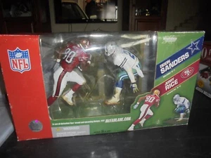2005 Series 12 McFarlane Deion Sanders & Jerry Rice Dual Figure Set Brand New - Picture 1 of 3