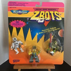 VTG Micro Machines ZBOTS Galoob 1993 Original FIGURE PACK Paragon Warmig Rantor - Picture 1 of 6
