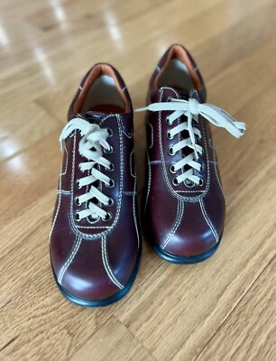 Vintage Mudd Brown Lace Up Y2K Women’s Shoes Size 8.5M In Excellent Condition - Image 1 of 4