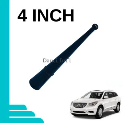 Antena de radio AM/FM negra de 4" para Buick Enclave 2016-2017 Foto 1 de 3