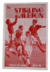 Stirling Albion v East Stirling - Copa Primavera - Programa de Fútbol 1975-1976 - Imagen 1 de 5