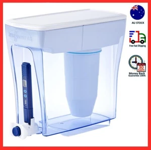 Zerowater 20 Cup Ready-Pour Dispenser Water Filter Pitcher Clear Free Ship AU - Picture 1 of 6